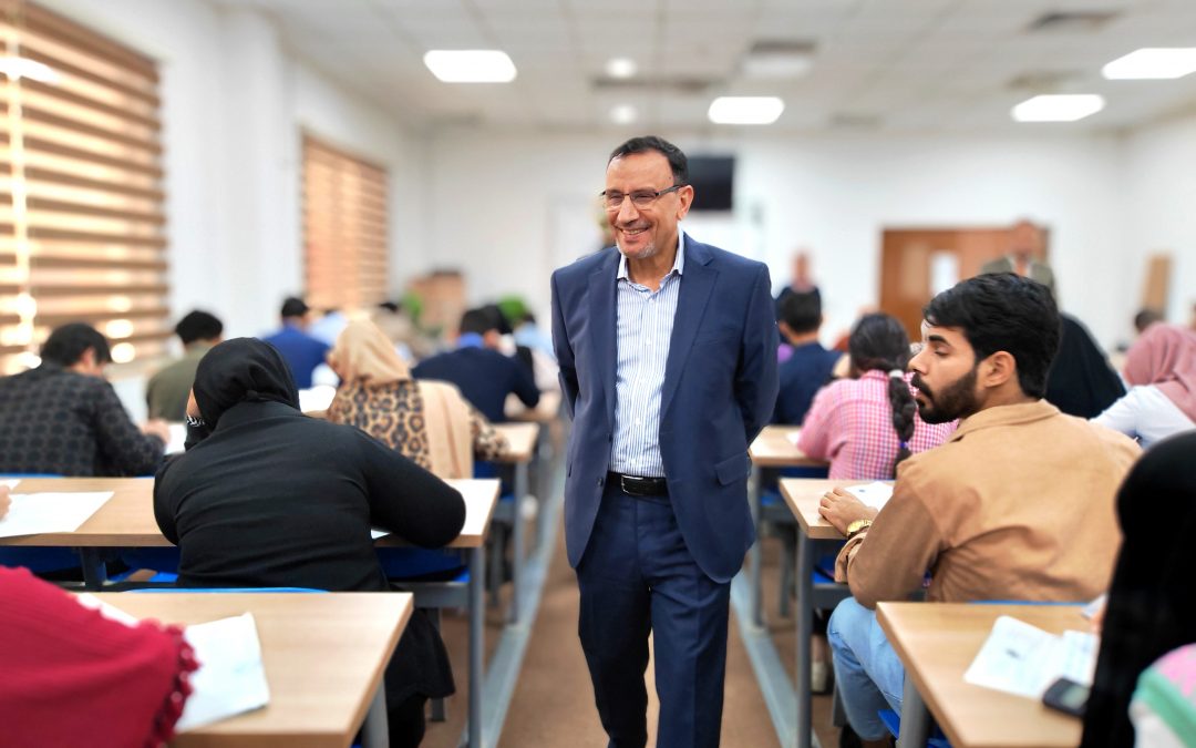 Students of Dijlah University College continue their  first semester exams